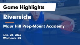 Riverside  vs Maur Hill Prep-Mount Academy  Game Highlights - Jan. 20, 2023