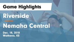 Riverside  vs Nemaha Central  Game Highlights - Dec. 18, 2018