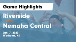 Riverside  vs Nemaha Central  Game Highlights - Jan. 7, 2020