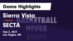 Sierra Vista  vs SECTA Game Highlights - Feb 3, 2017