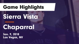 Sierra Vista  vs Chaparral  Game Highlights - Jan. 9, 2018