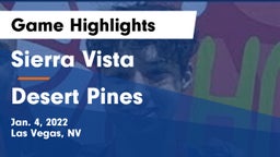 Sierra Vista  vs Desert Pines  Game Highlights - Jan. 4, 2022