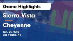 Sierra Vista  vs Cheyenne  Game Highlights - Jan. 25, 2022