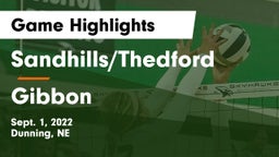 Sandhills/Thedford vs Gibbon  Game Highlights - Sept. 1, 2022