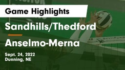 Sandhills/Thedford vs Anselmo-Merna  Game Highlights - Sept. 24, 2022