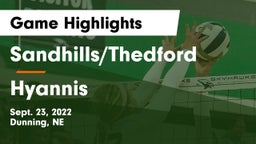 Sandhills/Thedford vs Hyannis  Game Highlights - Sept. 23, 2022