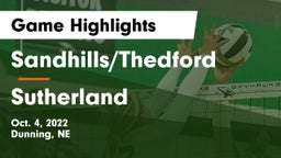 Sandhills/Thedford vs Sutherland  Game Highlights - Oct. 4, 2022