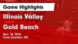 Illinois Valley  vs Gold Beach  Game Highlights - Dec. 18, 2018