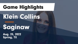Klein Collins  vs Saginaw  Game Highlights - Aug. 25, 2022
