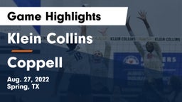 Klein Collins  vs Coppell  Game Highlights - Aug. 27, 2022