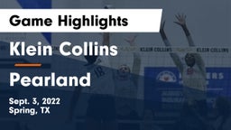 Klein Collins  vs Pearland  Game Highlights - Sept. 3, 2022