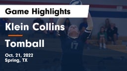 Klein Collins  vs Tomball  Game Highlights - Oct. 21, 2022