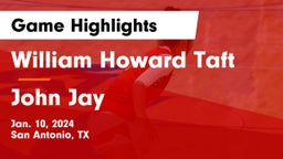 William Howard Taft  vs John Jay  Game Highlights - Jan. 10, 2024
