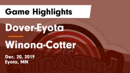 Dover-Eyota  vs Winona-Cotter  Game Highlights - Dec. 20, 2019
