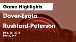 Dover-Eyota  vs Rushford-Peterson  Game Highlights - Dec. 28, 2019