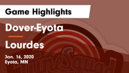 Dover-Eyota  vs Lourdes  Game Highlights - Jan. 16, 2020