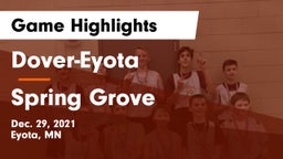 Dover-Eyota  vs Spring Grove  Game Highlights - Dec. 29, 2021