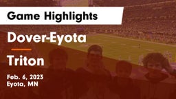 Dover-Eyota  vs Triton  Game Highlights - Feb. 6, 2023
