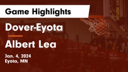 Dover-Eyota  vs Albert Lea  Game Highlights - Jan. 4, 2024