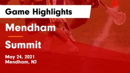 Mendham  vs Summit  Game Highlights - May 24, 2021