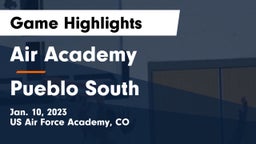 Air Academy  vs Pueblo South  Game Highlights - Jan. 10, 2023