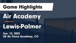 Air Academy  vs Lewis-Palmer  Game Highlights - Jan. 12, 2023