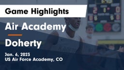 Air Academy  vs Doherty  Game Highlights - Jan. 6, 2023