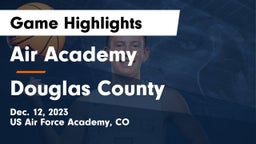 Air Academy  vs Douglas County  Game Highlights - Dec. 12, 2023