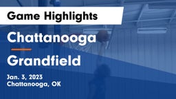 Chattanooga  vs Grandfield  Game Highlights - Jan. 3, 2023