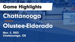 Chattanooga  vs Olustee-Eldorado Game Highlights - Nov. 3, 2023