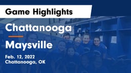 Chattanooga  vs Maysville  Game Highlights - Feb. 12, 2022