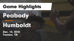 Peabody  vs Humboldt Game Highlights - Dec. 14, 2018