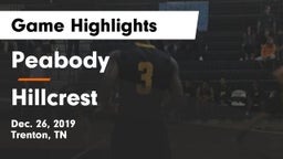 Peabody  vs Hillcrest  Game Highlights - Dec. 26, 2019