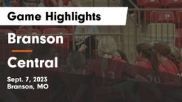 Branson  vs Central  Game Highlights - Sept. 7, 2023