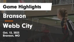 Branson  vs Webb City  Game Highlights - Oct. 12, 2023