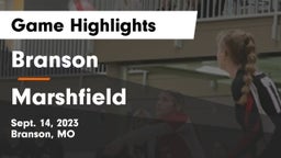 Branson  vs Marshfield  Game Highlights - Sept. 14, 2023