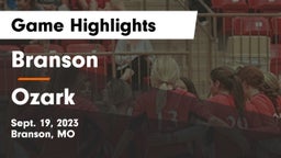 Branson  vs Ozark  Game Highlights - Sept. 19, 2023
