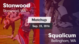 Matchup: Stanwood  vs. Squalicum  2016