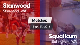 Matchup: Stanwood  vs. Squalicum  2016