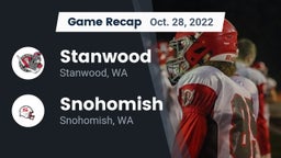 Recap: Stanwood  vs. Snohomish  2022
