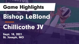 Bishop LeBlond  vs Chillicothe JV Game Highlights - Sept. 18, 2021