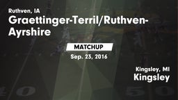Matchup: Graettinger-Terril/R vs. Kingsley  2016