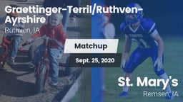 Matchup: Graettinger-Terril/R vs. St. Mary's  2020