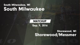 Matchup: South Milwaukee vs. Shorewood/Messmer  2016