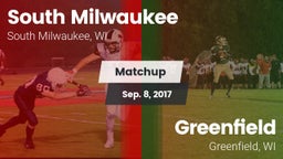 Matchup: South Milwaukee vs. Greenfield  2017