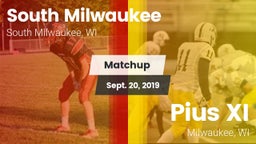 Matchup: South Milwaukee vs. Pius XI  2019