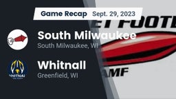 Recap: South Milwaukee  vs. Whitnall  2023