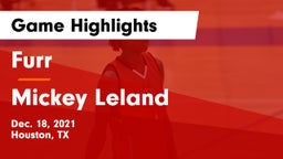 Furr  vs Mickey Leland   Game Highlights - Dec. 18, 2021