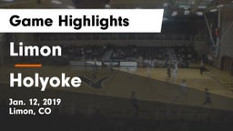 Limon  vs Holyoke  Game Highlights - Jan. 12, 2019