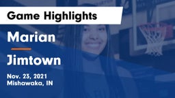 Marian  vs Jimtown  Game Highlights - Nov. 23, 2021